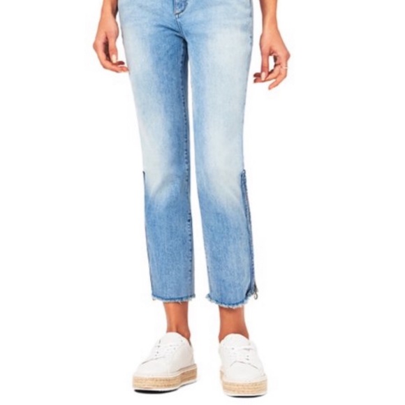 DL1961 Mara Instasculpt Straight Ankle, Marina, Zip Ankle, Size 28 - Picture 7 of 7